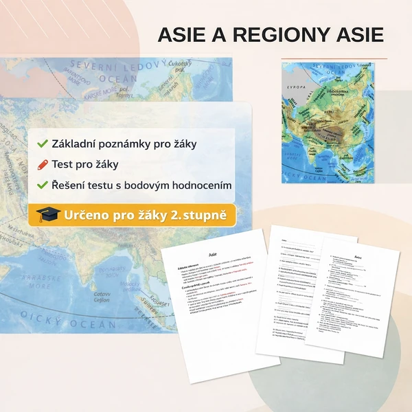 Asie a regiony Asie