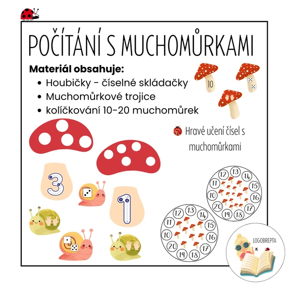 POČÍTÁNÍ S MUCHOMŮRKAMI