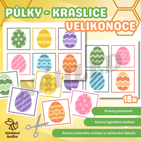 Půlky - Kraslice (Velikonoce)
