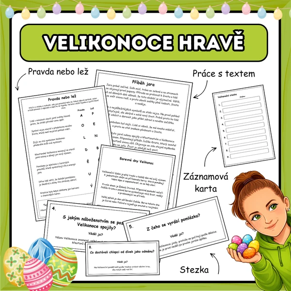 Velikonoce hravě – hotová stezka a aktivity bez příprav 