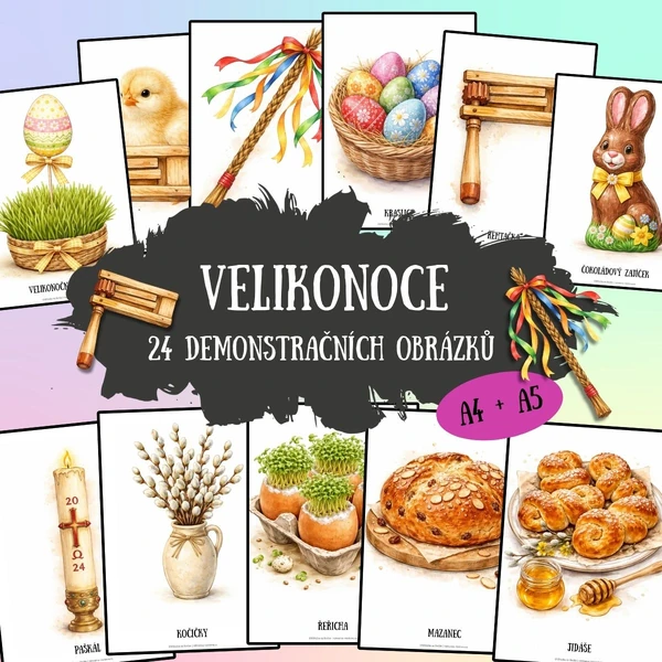 Velikonoce - demonstrační obrázky (A4 +A5)