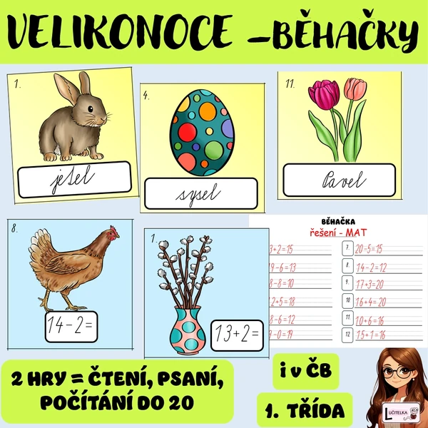 Velikonoce - pohybovka 1. třída
