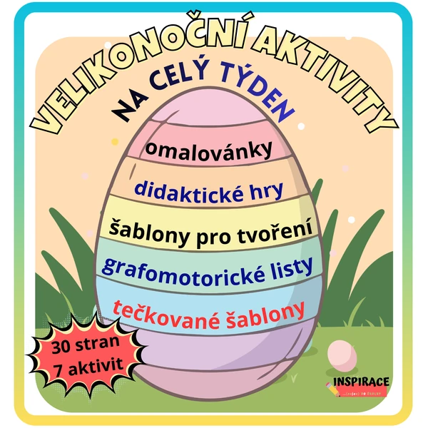 VELIKONOČNÍ AKTIVITY na celý týden 🥚🐣🐤
