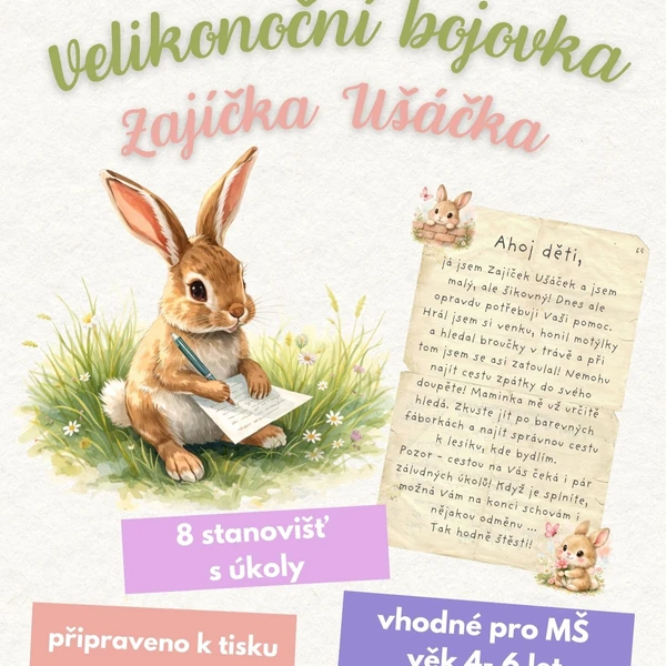 Velikonoční bojovka Zajíčka Ušáčka 