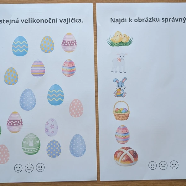 Velikonoční pracovní listy