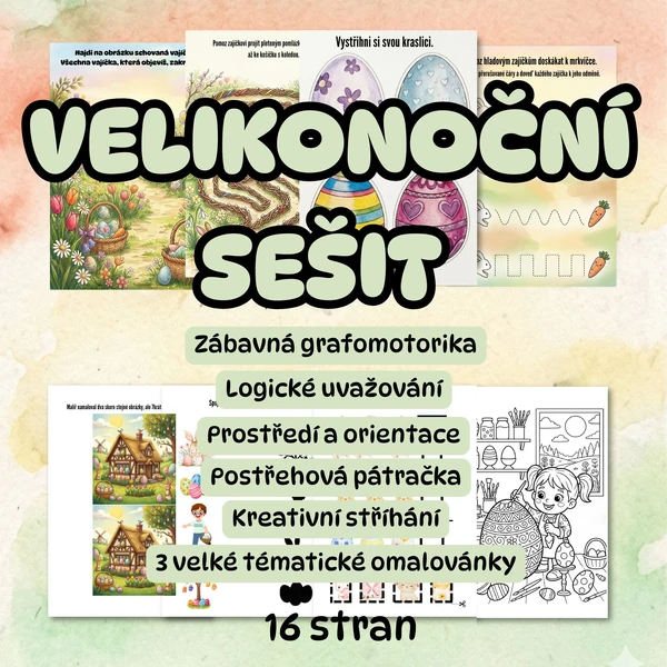 VELIKONOČNÍ SEŠIT (Soubor pracovních listů)