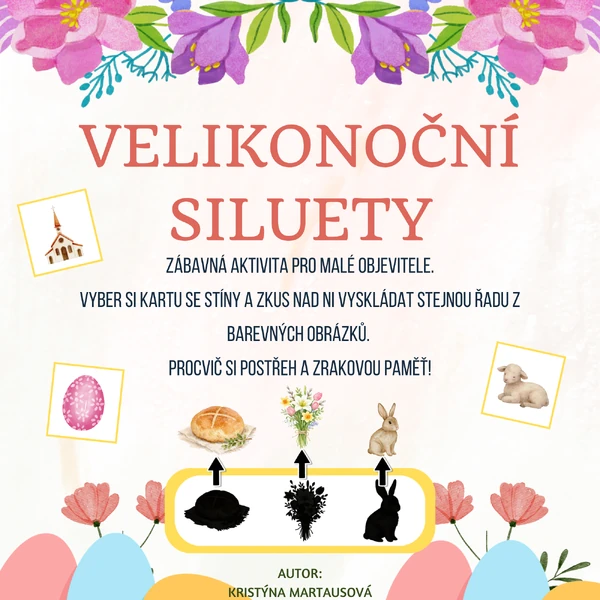 Velikonoční siluety - Procvič postřeh a zrakovou paměť!