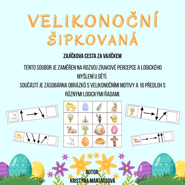 Velikonoční šipkovaná - Zajíčkova cesta za vajíčkem