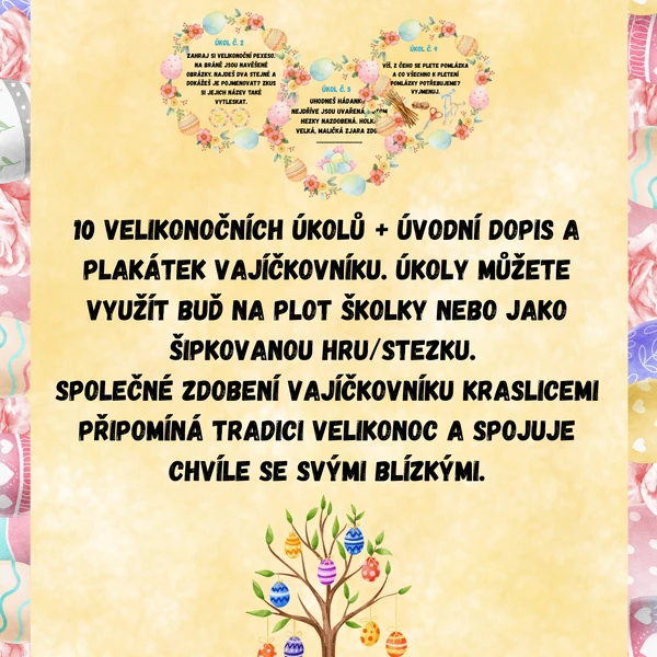 Velikonoční úkoly/stezka/plotovka