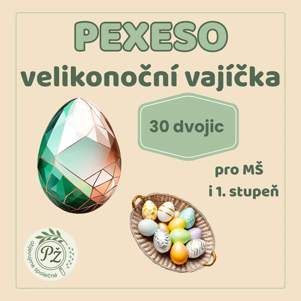 PEXESO velikonoční vajíčka, Velikonoce