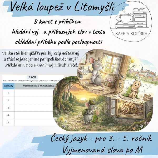 Vyjmenovaná slova po M - Velká loupež v Litomyšli