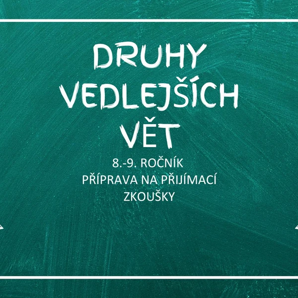 Druhy vedlejších vět