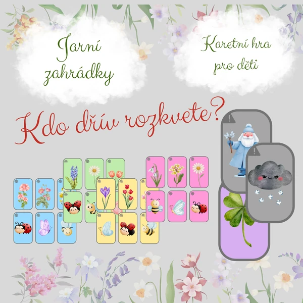 Jarní zahrádky - Kdo dřív rozkvete?