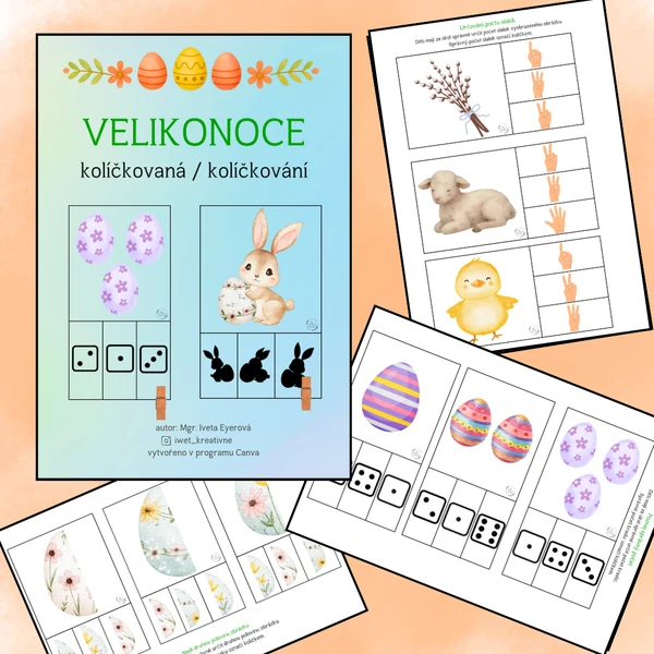 VELIKONOCE - kolíčkovaná / kolíčkování