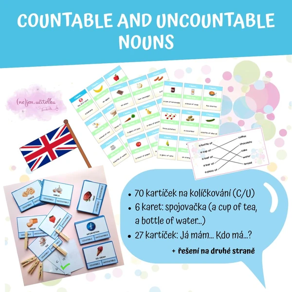 Countable and uncountable nouns