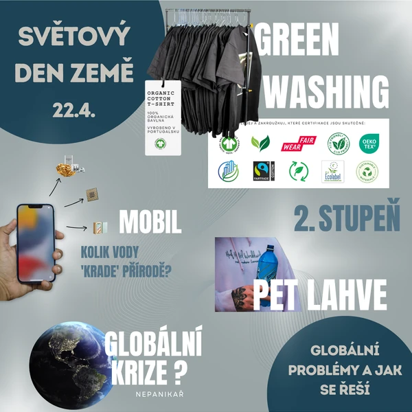22. 4. Světový den ZEMĚ - moderní listy pro skupinovou práci na 2. stupni
