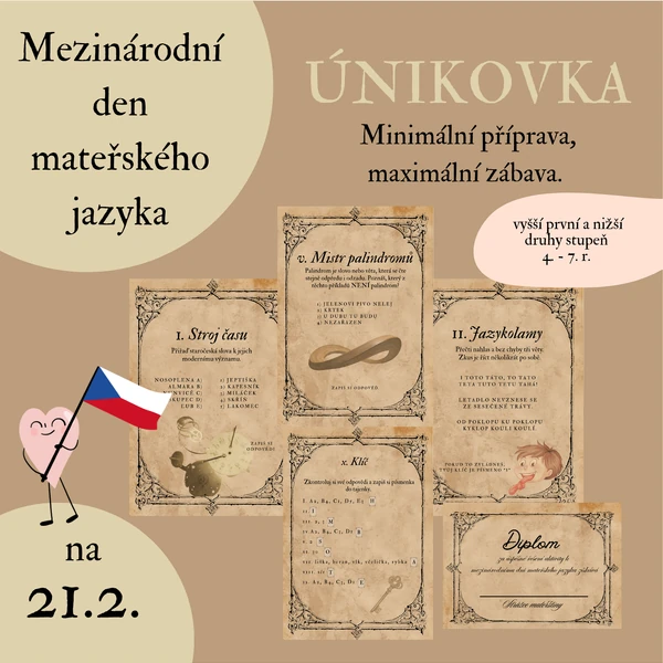 Den mateřštiny - ÚNIKOVKA (21. 2.)