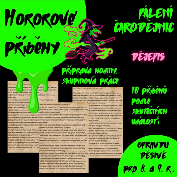 Hororové příběhy - PÁLENÍ ČARODĚJNIC pro silné povahy