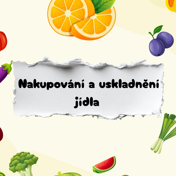 Nakupování a uskladnění jídla 🍎🥖🛒