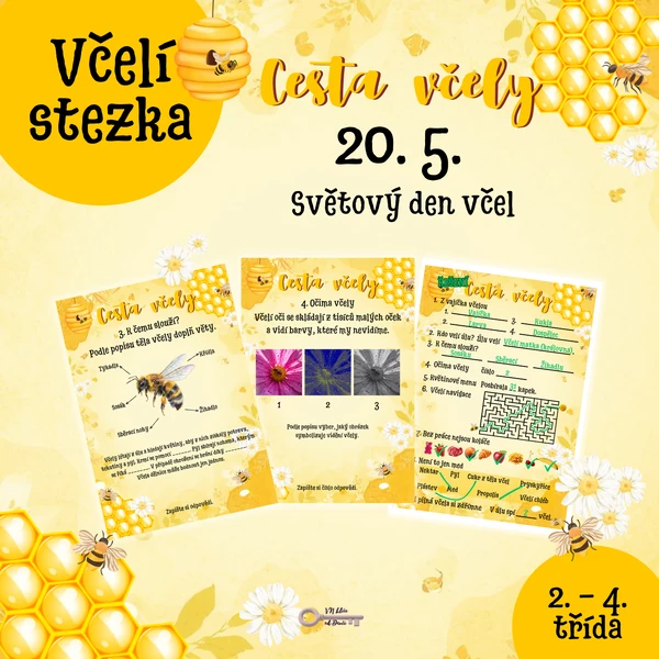 Cesta včely - naučná stezka pro první stupeň 