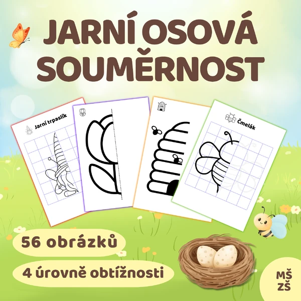 Jarní osová souměrnost