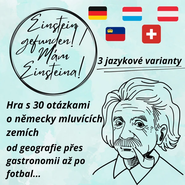 Mám Einsteina!/Einstein gefunden!