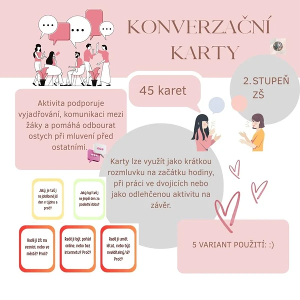 Rozmluv se! Konverzační karty pro 2. stupeň