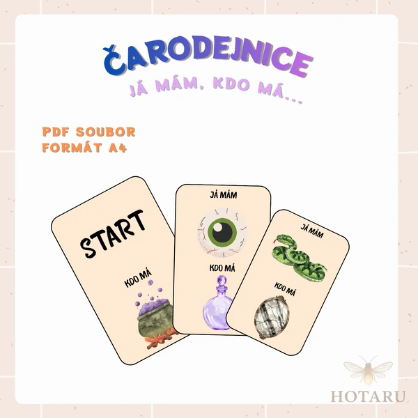 ČARODEJNICE - Já mám, kdo má?