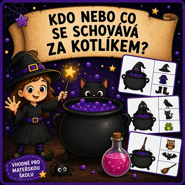 Kdo nebo co se schovává za kotlíkem? 