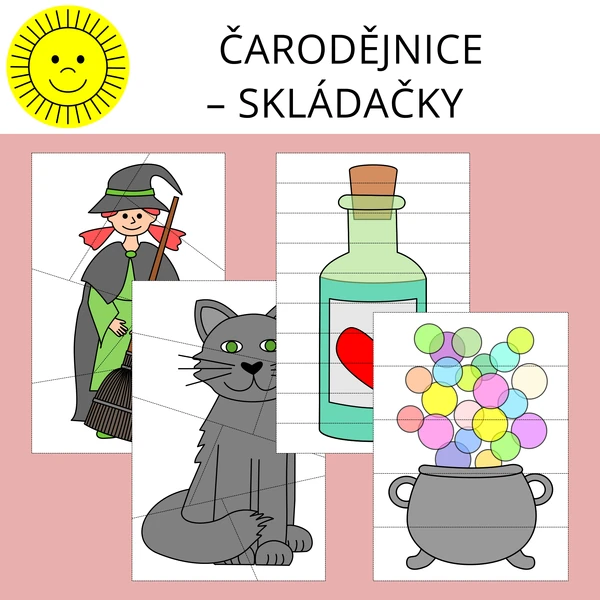 ČARODĚJNICE - SKLÁDAČKY