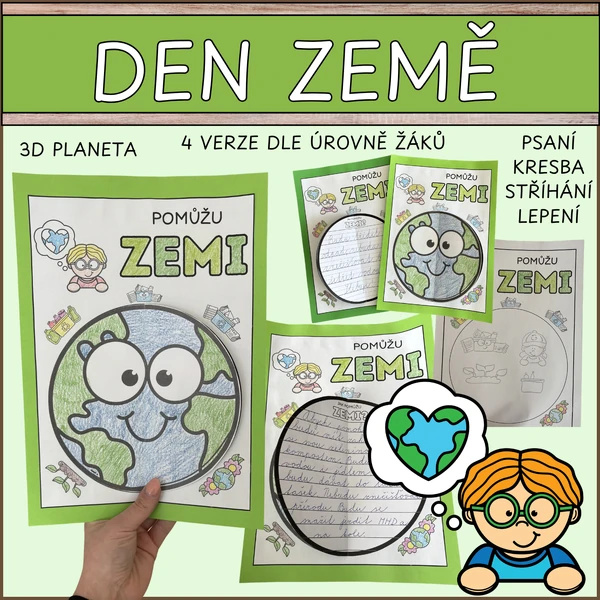 Den Země - 3D planeta
