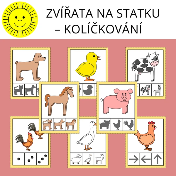 ZVÍŘATA NA STATKU – KOLÍČKOVÁNÍ