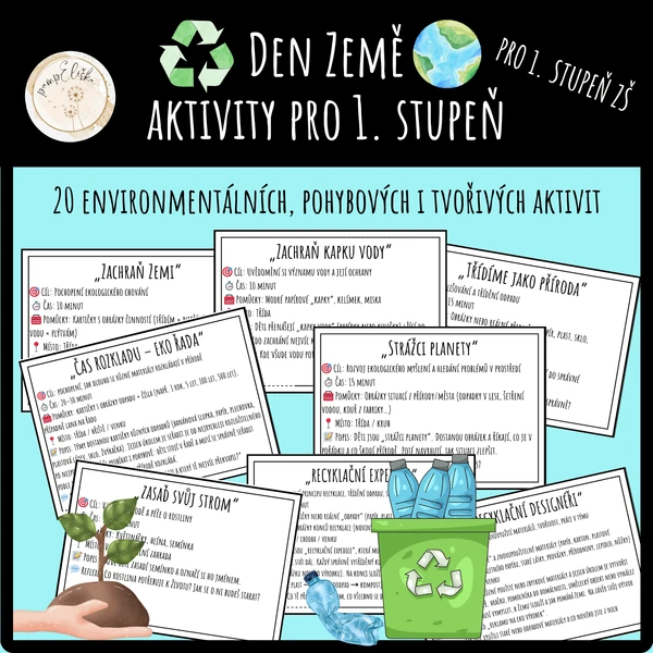 Den Země - aktivity pro 1. stupeň