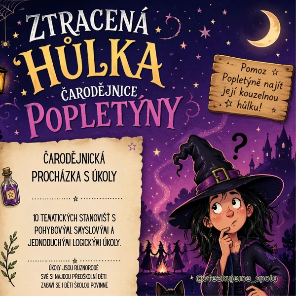 Ztracená hůlka Čarodějnice Popletýny