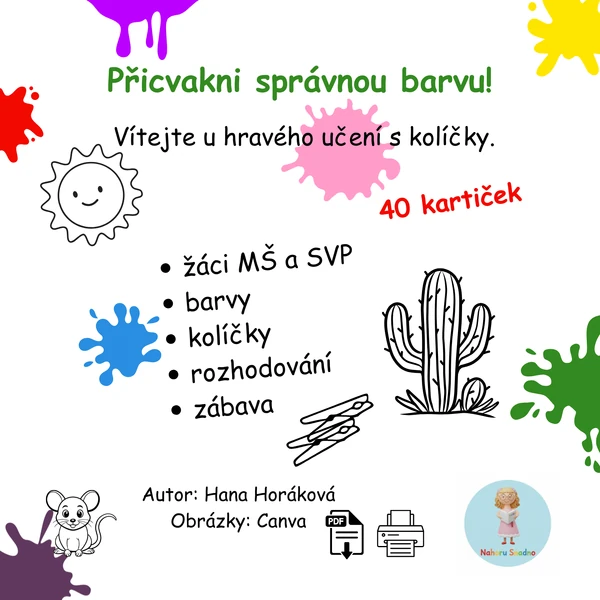Přicvakni správnou barvu!