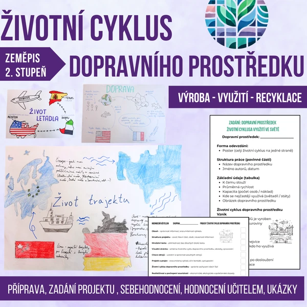 Životní cyklus dopravního prostředku - projekt