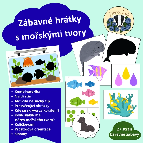Zábavné hrátky s mořskými tvory 