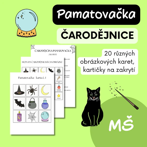 Čarodějnická pamatovačka - pamatovák