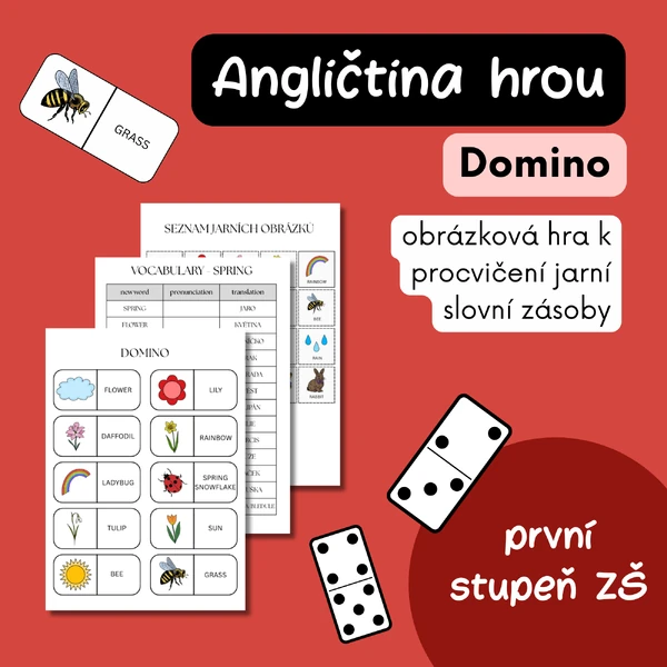 Jaro v angličtině - Spring - Domino