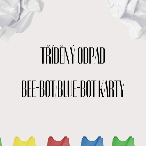 Tříděný odpad - Bee-bot/Blue-bot karty