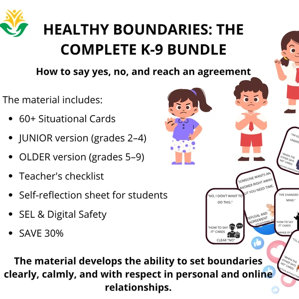 Healthy Boundaries Bundle - Social Skills & Digital Safety