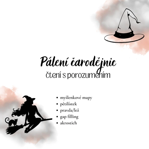 Pálení čarodějnic - čtení s porozuměním