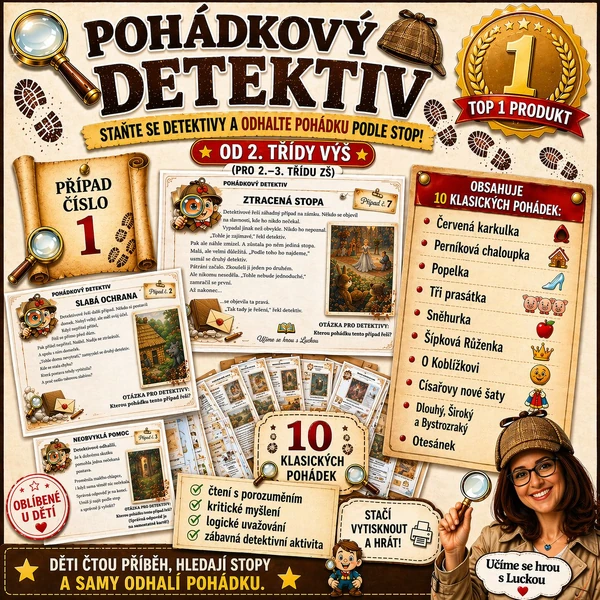 Jsi pohádkový detektiv? Po stopách k pohádce.