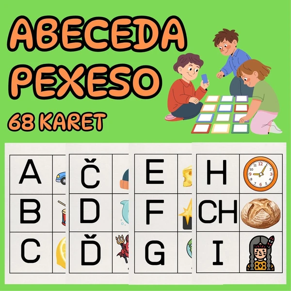 Pexeso - abeceda 
