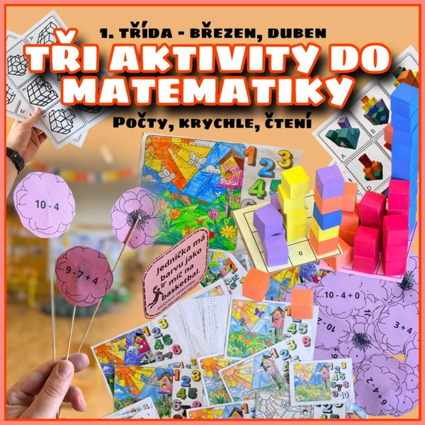 Tři aktivity do matematiky - březen/duben, 1. třída