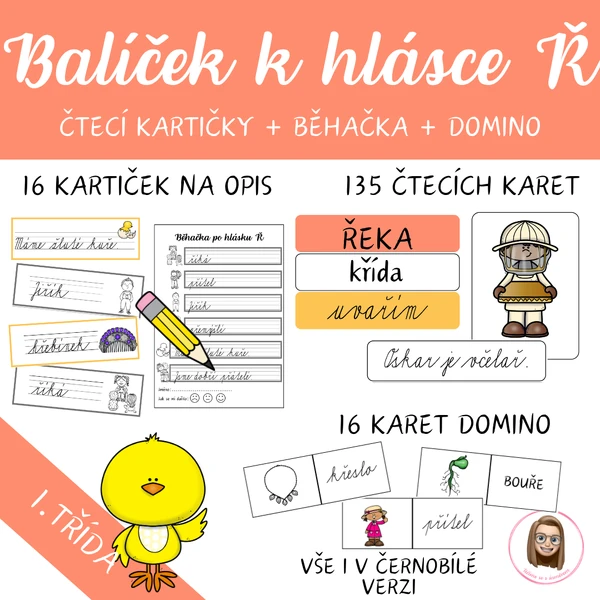 HLÁSKA Ř - balíček aktivit
