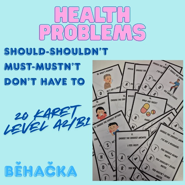 Health problems + modal verbs (should-must-don't have to) - běhačka