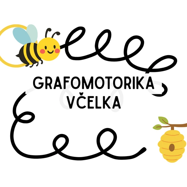 Grafomotorika - Včelka