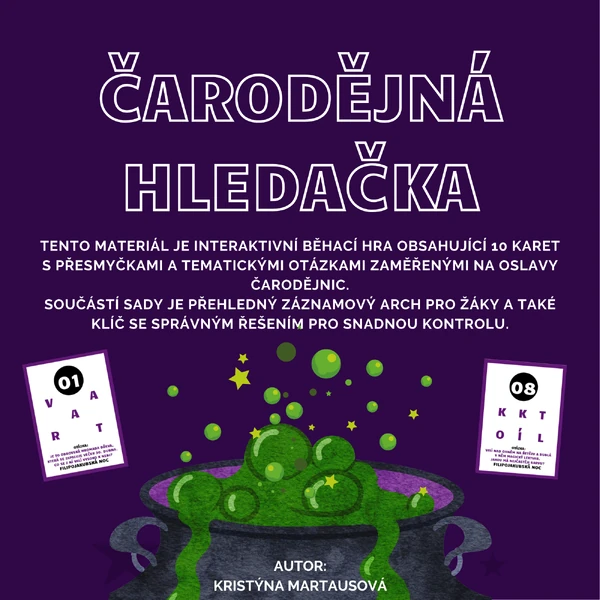 FILIPOJAKUBSKÁ HLEDAČKA - Zvládnou děti vyluštit čarodějnické šifry? 🧹