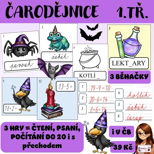 Čarodějnice 1. třída běhačky